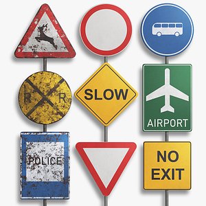 Street Signs Pack II model