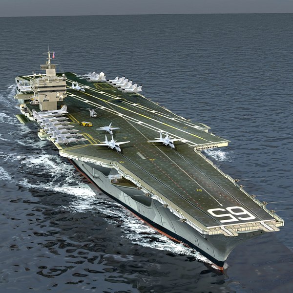 uss cvn aircraft carrier 3d model