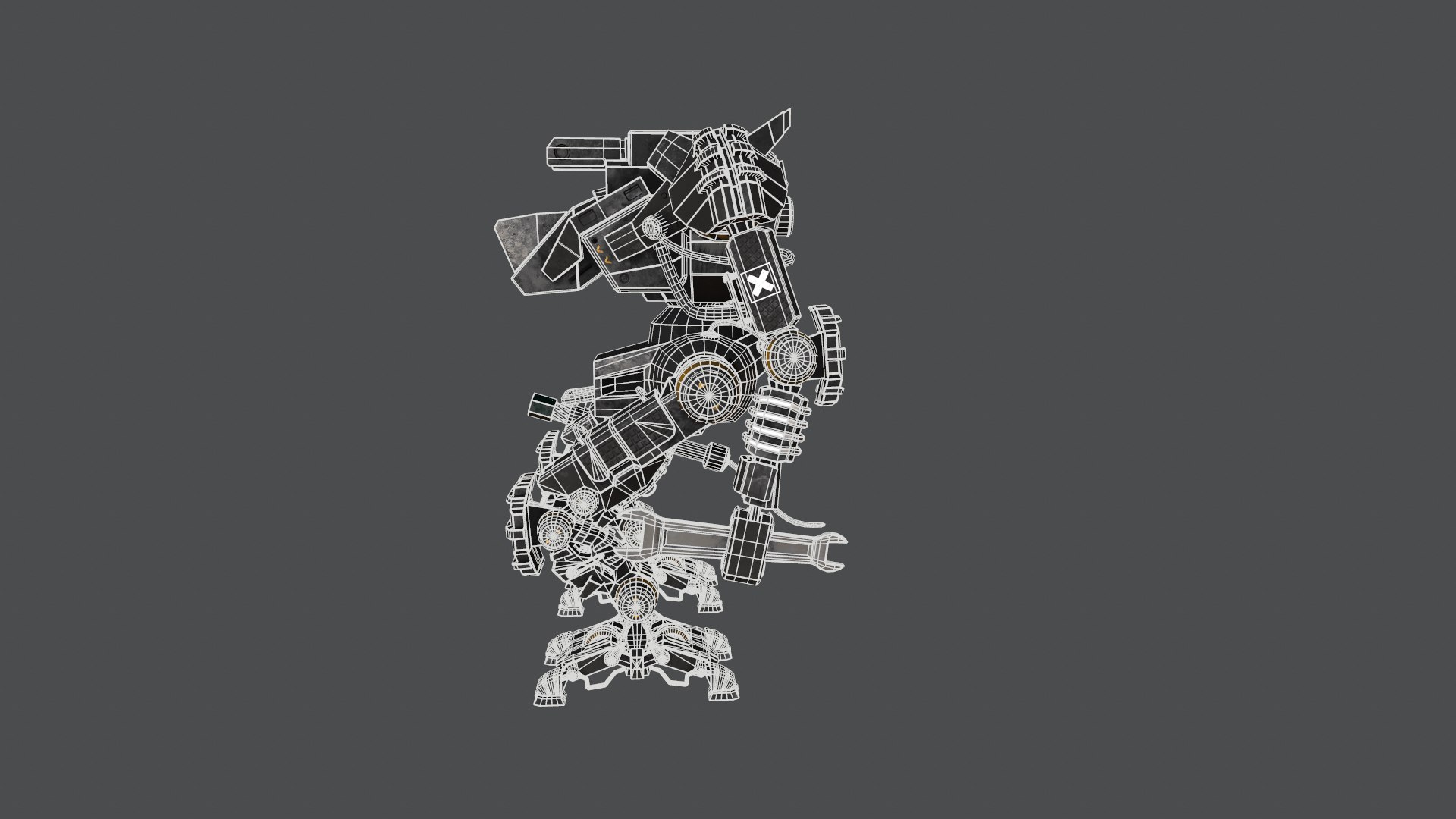 Mech 3D model - TurboSquid 1583045