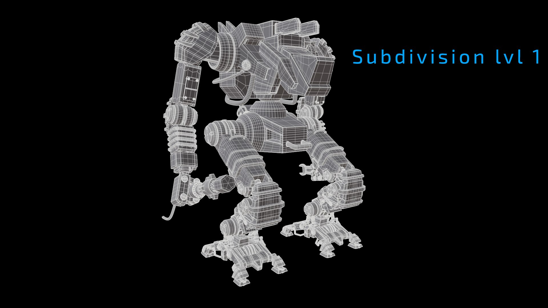 Mech 3D model - TurboSquid 1583045
