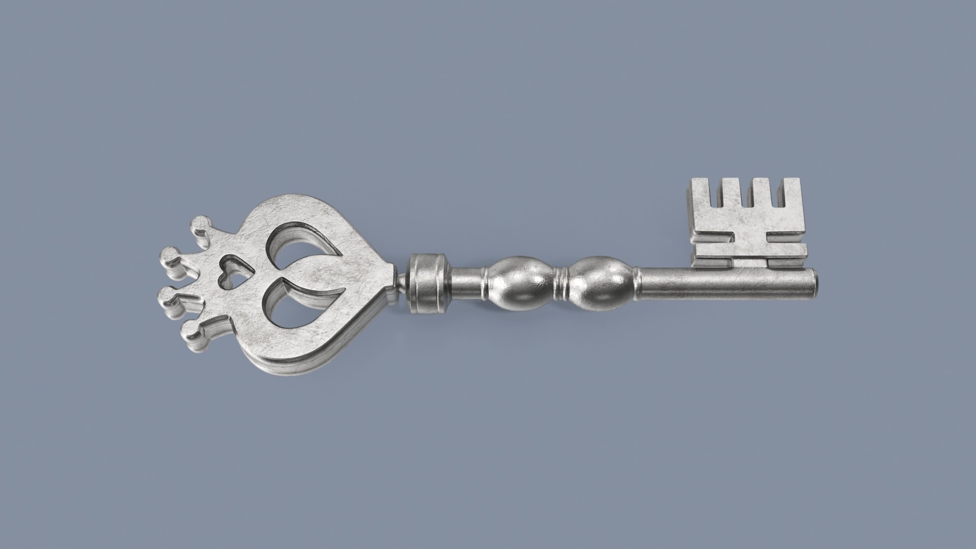 Key Silver 07 3D Model - TurboSquid 2005878