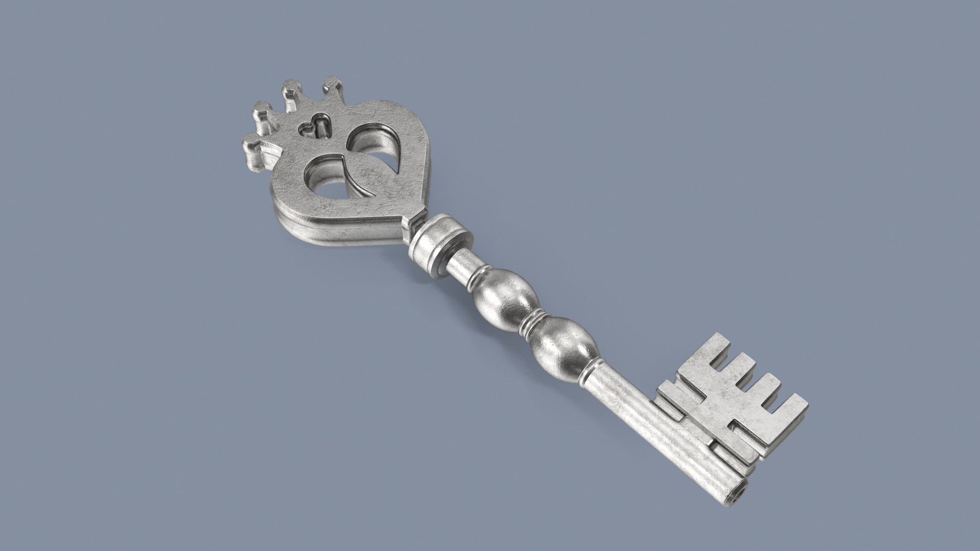 Key Silver 07 3D Model - TurboSquid 2005878