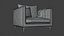 Realistic armchair - PBR