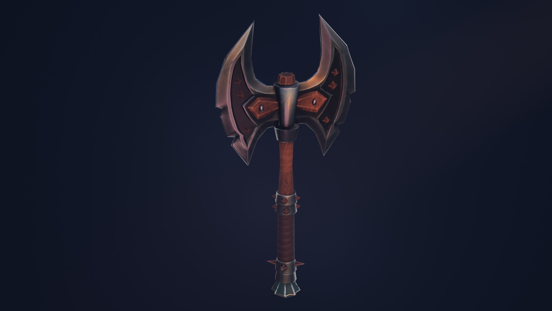 GameReady Stylized Battle Axe 3D Model - TurboSquid 2162110