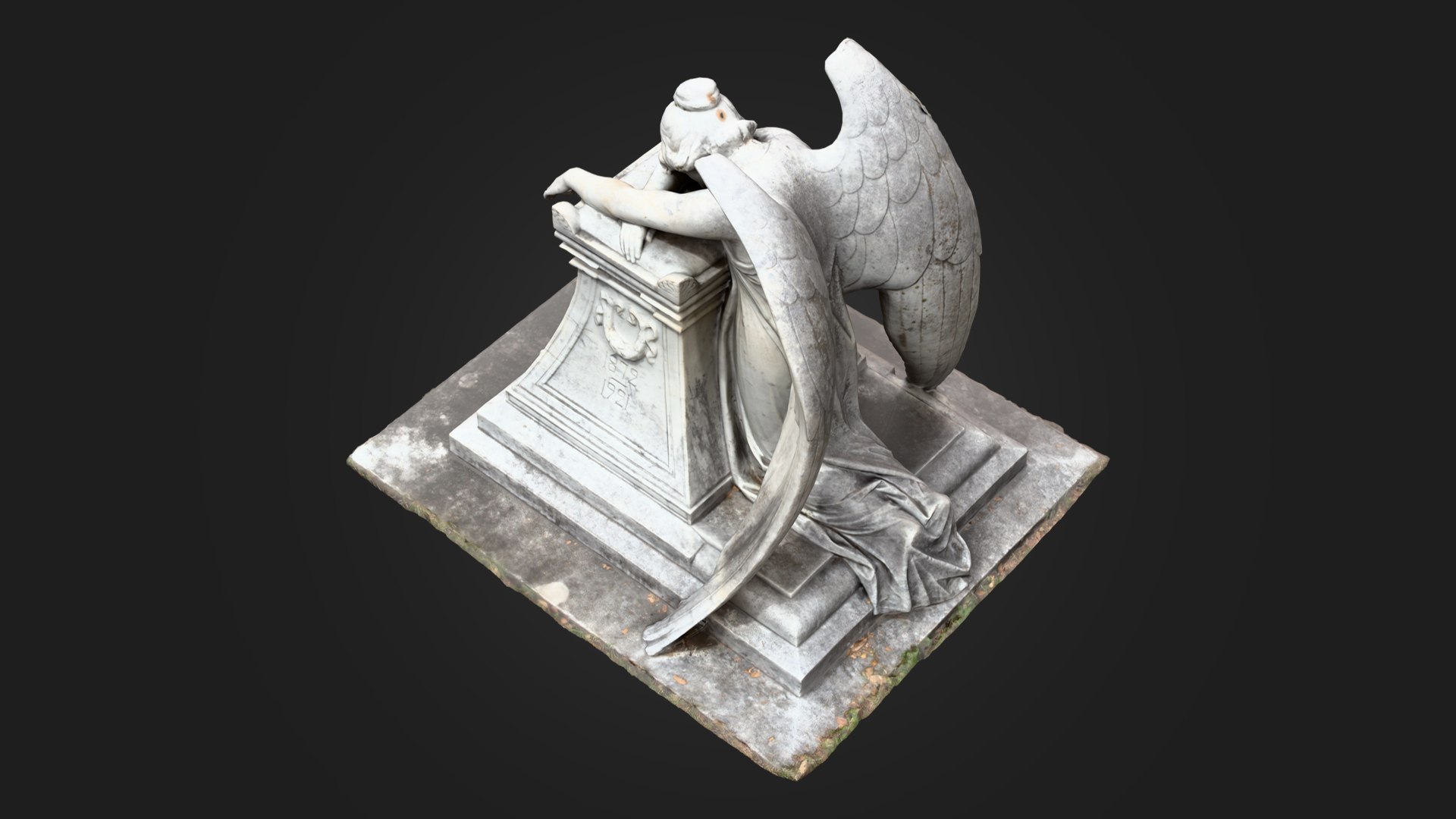 Cemetery Statue 3D Model - TurboSquid 2639595