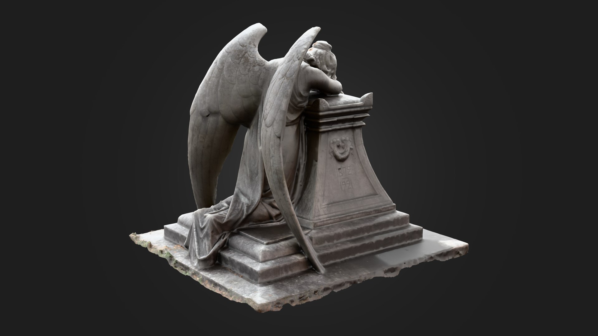 Cemetery Statue 3D Model - TurboSquid 2639595
