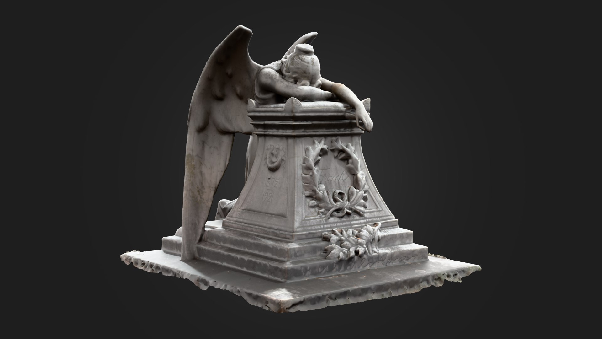 Cemetery Statue 3D Model - TurboSquid 2639595