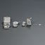Hornilla y juego de cocina vintage para acampar - 6 accesorios - Blender Cycles