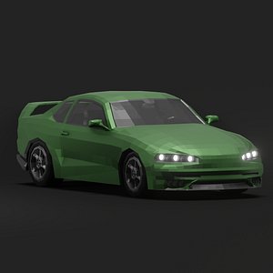 3D model Low Poly Sports Car