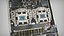 Vassoio di commutazione del server AI Modello 3D Modulo del centro dati PBR FBX OBJ STL