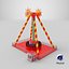 Detailed Pendulum Amusement Park Ride