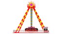Detailed Pendulum Amusement Park Ride