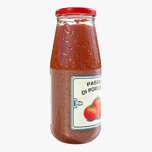 3D model Tomato Sauce Bottle
