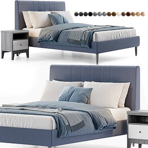 3D Bed IKEA IDANES model