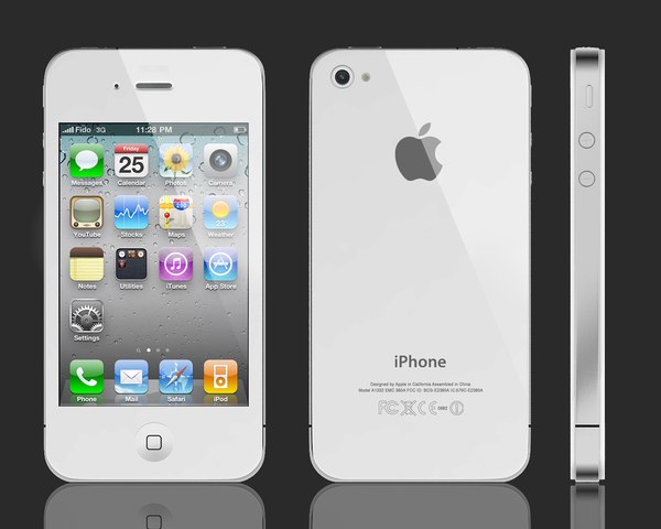 iphone 4 white cover