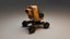 Vehículo futurista de ciencia ficción Mars Research Rover