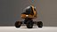 Vehículo futurista de ciencia ficción Mars Research Rover