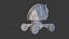Vehículo futurista de ciencia ficción Mars Research Rover