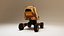 Vehículo futurista de ciencia ficción Mars Research Rover