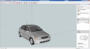 3d daewoo lacetti model