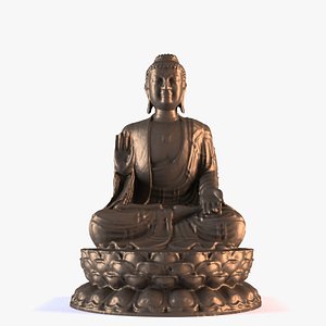 Buddhist statues 035 3D model