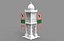 Qatar Clock Tower  Exact 3D Model