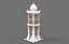 Qatar Clock Tower  Exact 3D Model