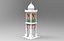Qatar Clock Tower  Exact 3D Model