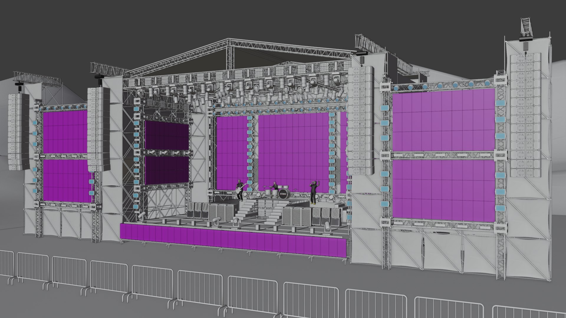 Animated OPEN AIR stage EEVEE render model https://p.turbosquid.com/ts-thumb/be/vq3mDM/Mi/10/png/1672063782/1920x1080/fit_q87/27f9aa45e2b598b60f20cca82f7ca9500da1f3a8/10.jpg