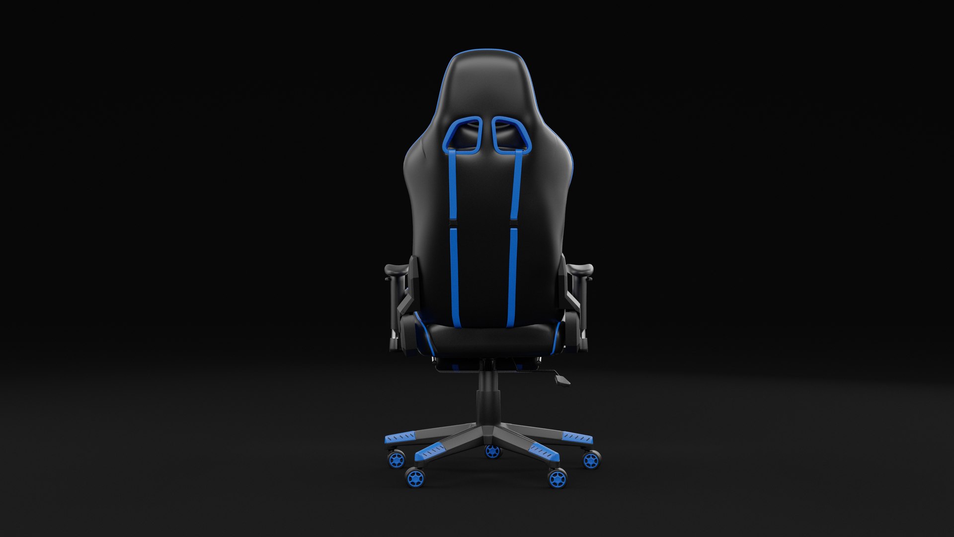 New Ultra Gaming Chair Blue 3D - TurboSquid 2116243