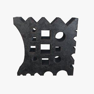Medieval Swage Block 3D model