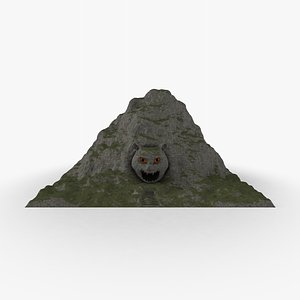 mountain landscape nature 3D model