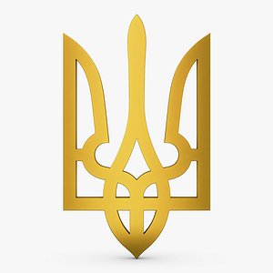 3D Ukraine State Emblem M 2 model