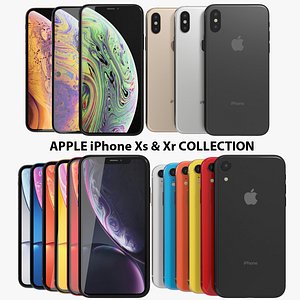 realistic apple iphone xs 3D model