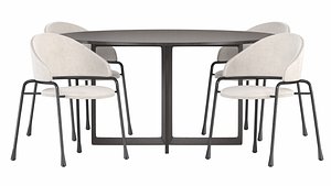 Fast chair and Opus table by Potocco