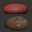 Rustic Loaf Bread 3D Model  Vol 06