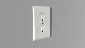 3D wall outlet