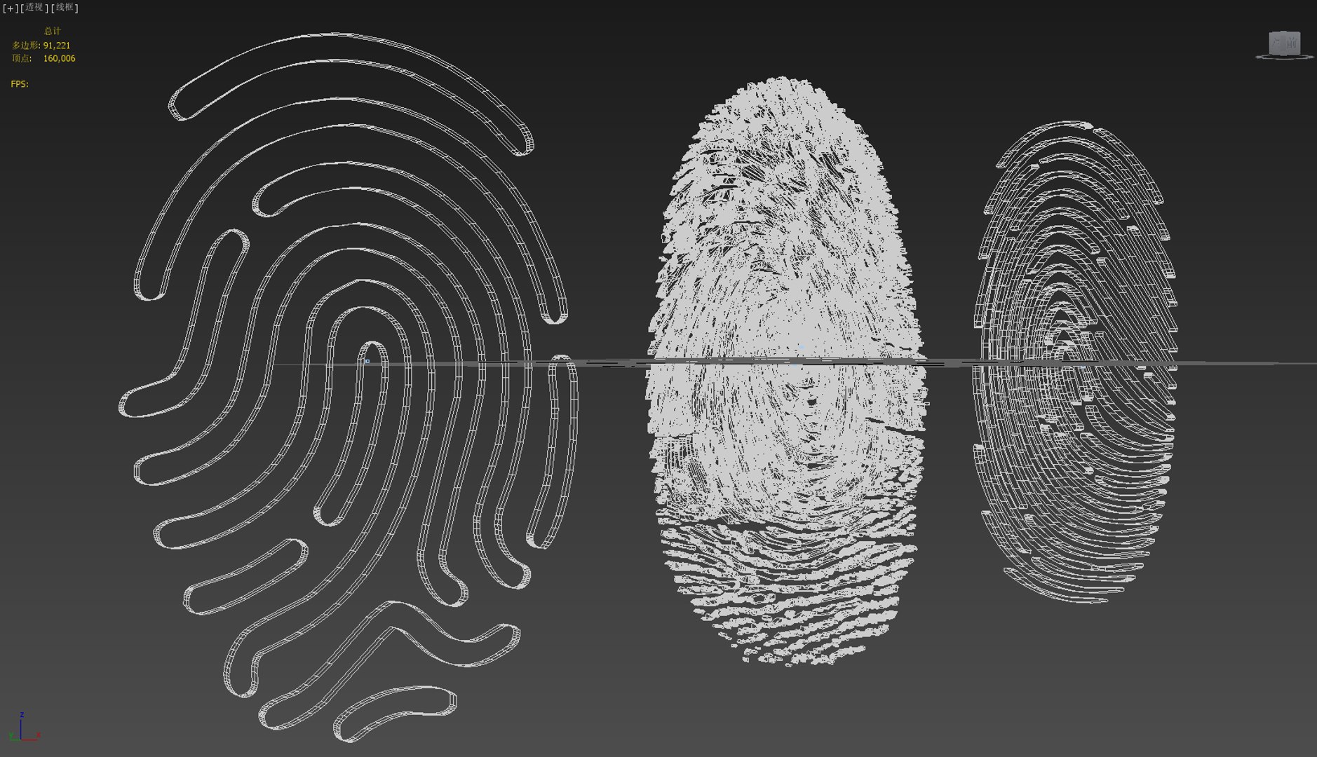 3D Fingerprint Print Finger Model - TurboSquid 1402847