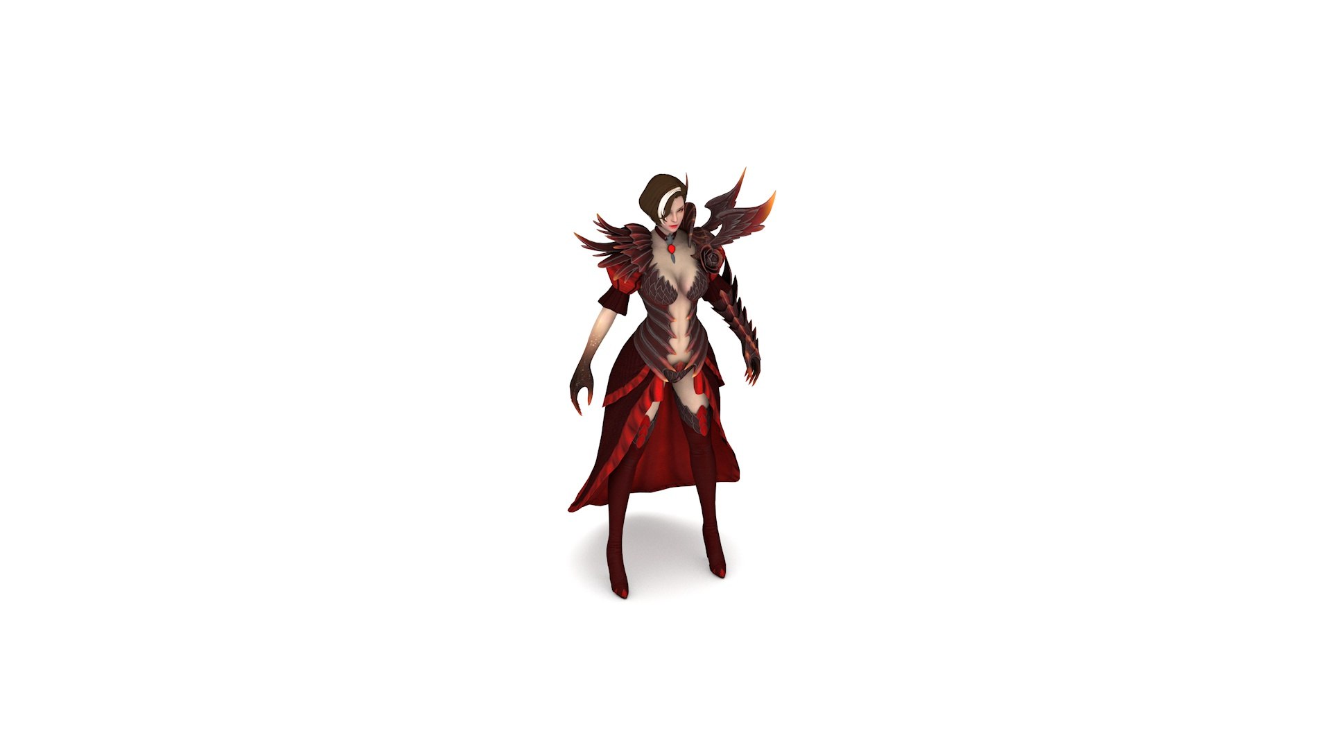 3d Hero Scarlet Model - Turbosquid 2075406