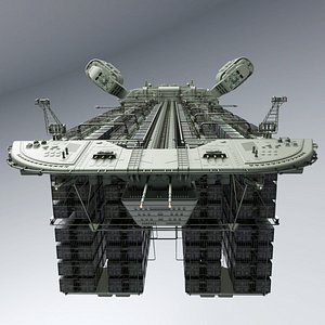 Space Cargo Ship (Sci Fi)