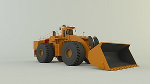 3D we2350 wheel loader 3D model model