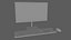 Wireles Computer Set Keyboard Mouse Monitor Gamer