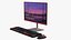 Wireles Computer Set Keyboard Mouse Monitor Gamer
