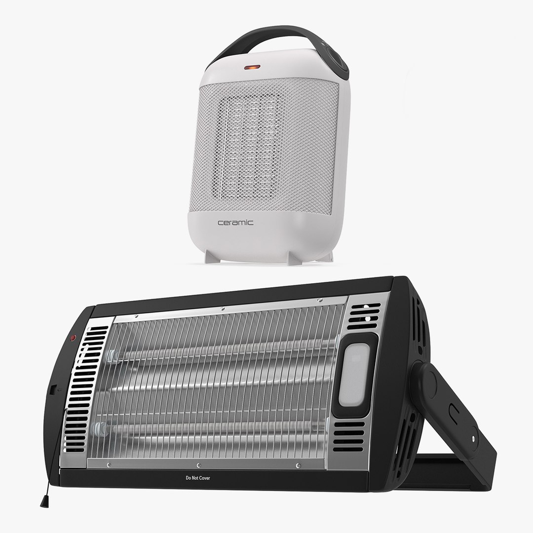 Compact Heaters Collection 3D model preview