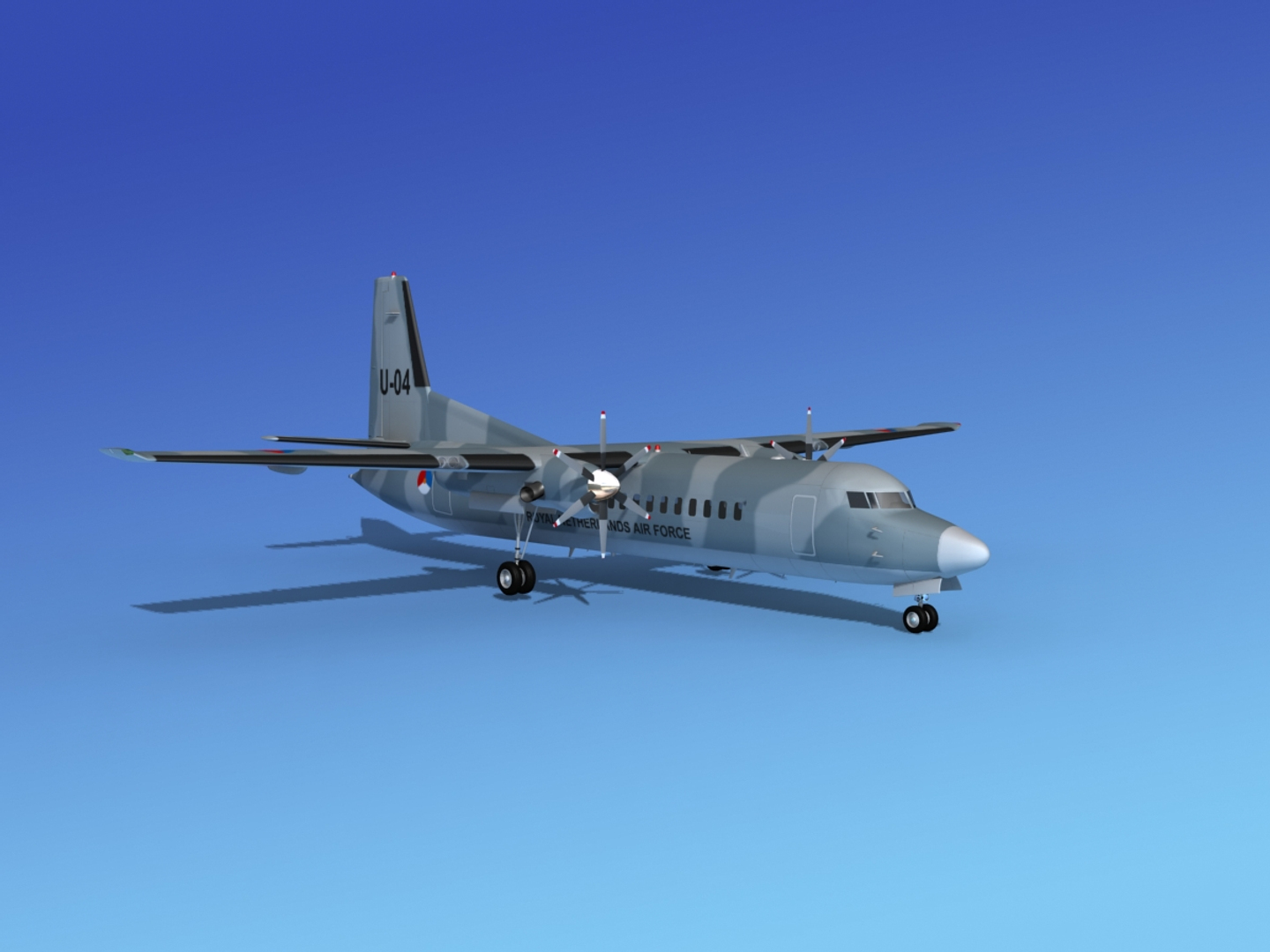 3d 3ds fokker 50