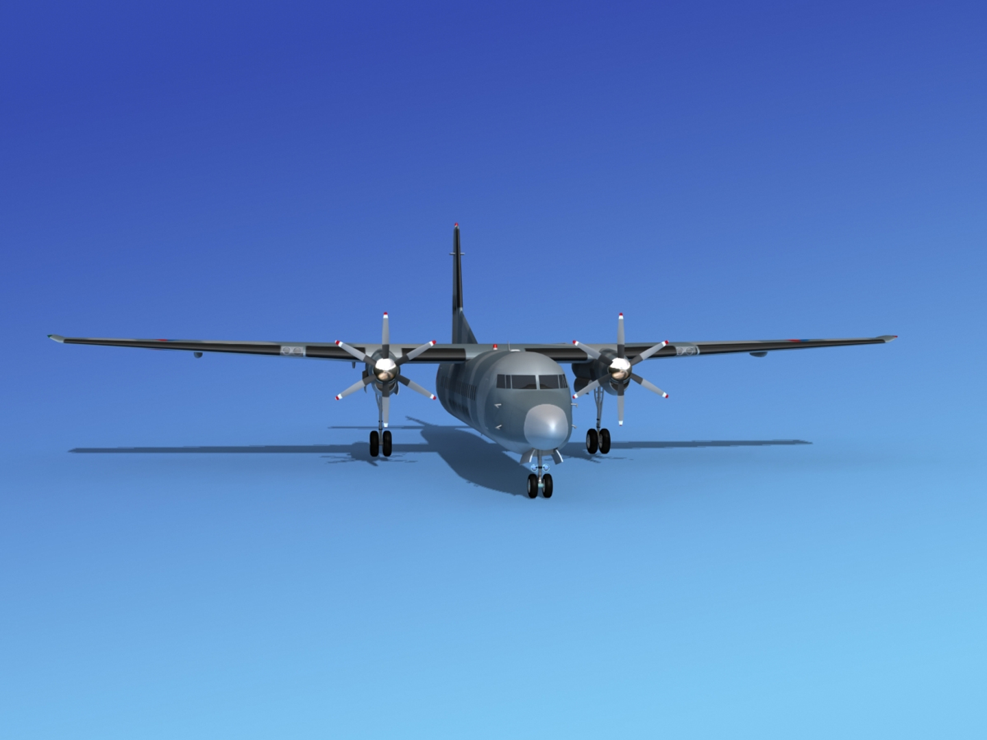 3d 3ds fokker 50