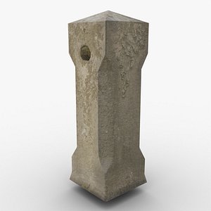 Concrete Fence Post 0001