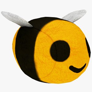 3D plush bee model