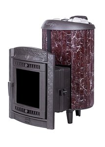 Sauna Stove Atmosphere L lamellas Rosso Levanto
