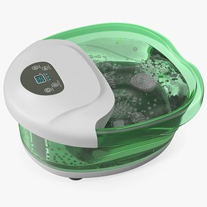 Foot Bath Massager with Water 3D model